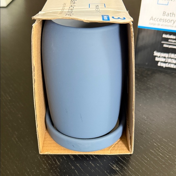 Mainstays Bath Accessory Set - Blue - Picture 8 of 8